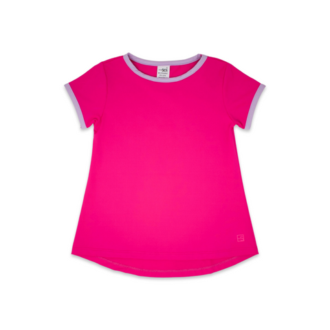 Bridget Basic Tee - Power Pink