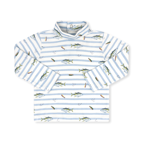 Tiny Tot Turtleneck - Fish Tales