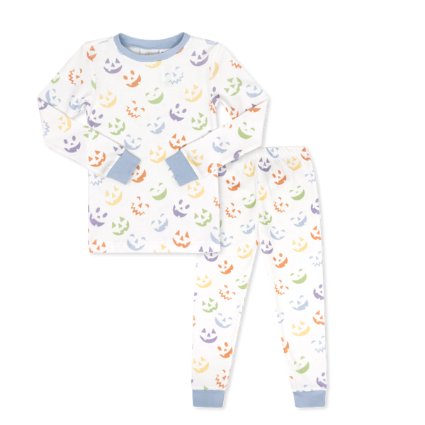 Sweet Pea PJ Set - Peek-a-Boo Blue