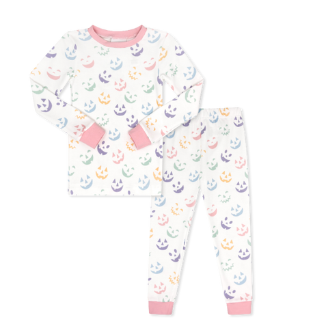 Sweet Pea PJ Set - Peek-a-Boo Pink