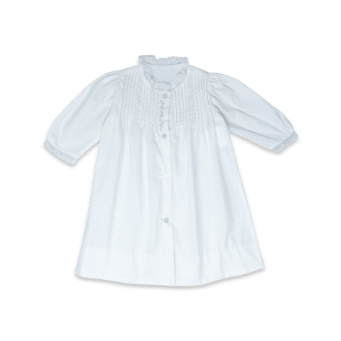 1956 Daygown Set - Blessings White with Floral Embroidery