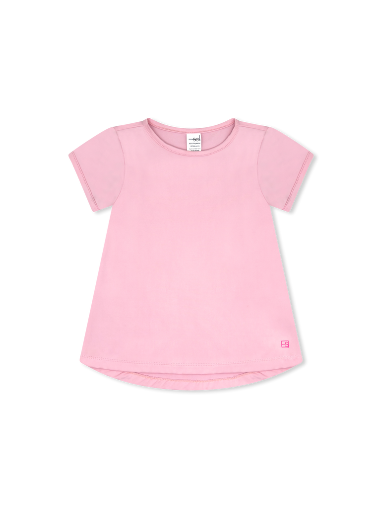 Bridget Basic Tee - Cotton Candy Pink