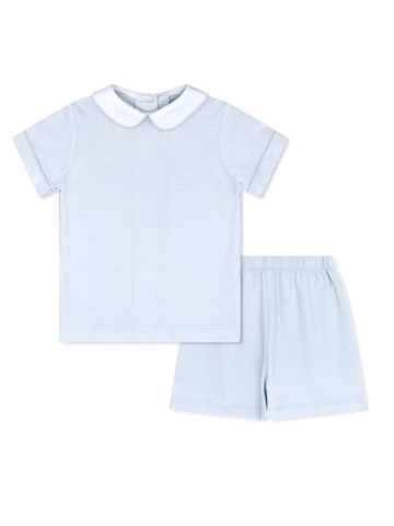 Sibley Short Set - Louisville Light Blue Ministripe