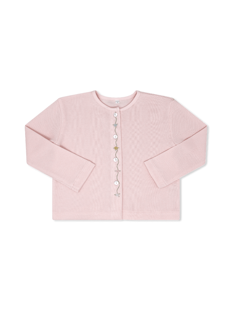 Burrow Button Down - Pleasant Pink with Flowers