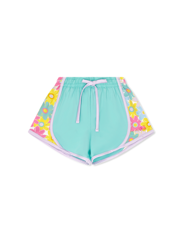 Elise Short - Totally Turquoise with Bloomtastic Sides