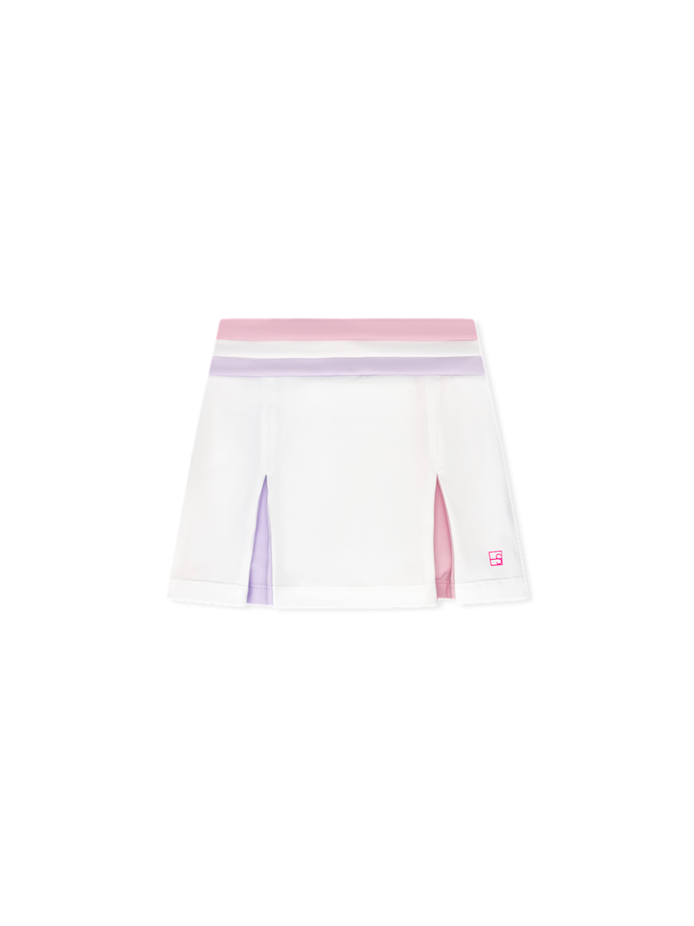 Courtney Skort - Pure Coconut, Cotton Candy Pink, Petal Purpel