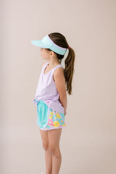 Elise Short - Totally Turquoise with Bloomtastic Sides