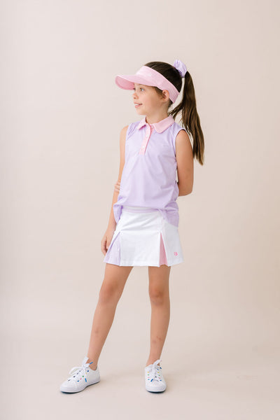 Courtney Skort - Pure Coconut, Cotton Candy Pink, Petal Purpel