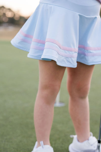 Callie Skort - Cotton Candy Blue, Pink and Petal Purple