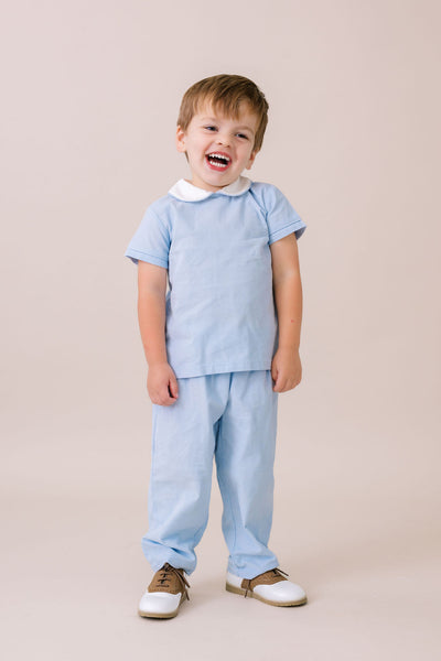 Sibley Pant Set - Princeton Blue Corduroy