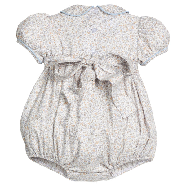 Smocked Peter Pan Bubble - Winthrop Floral