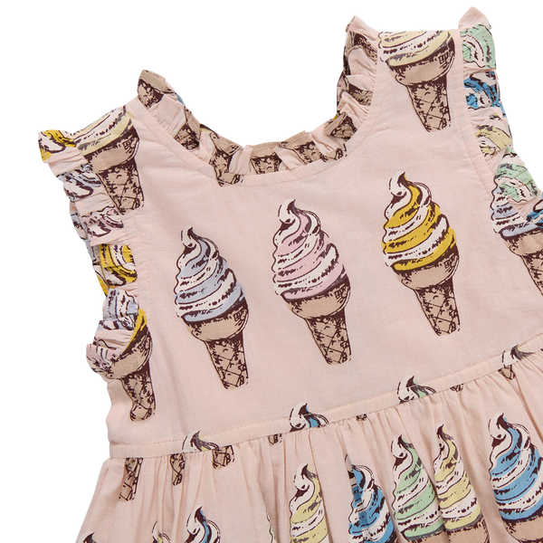 Alyssa Dress - Pink Soft Serve