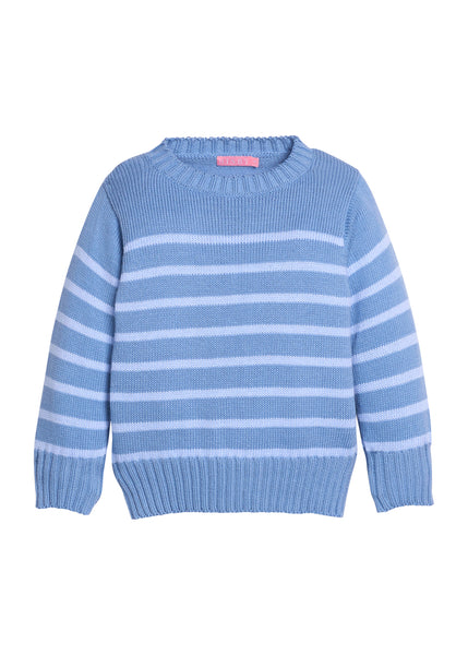 Striped Sweater - Blues