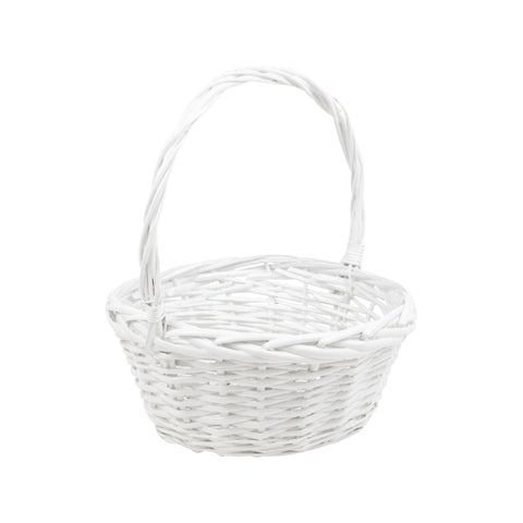 Easter Basket (Round) - White