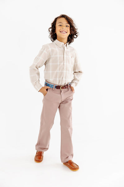 Prep School Pants - Gray Bay Brown