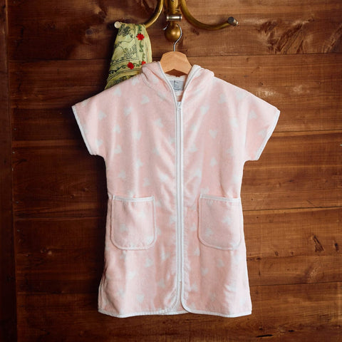 Kids' Cover Up - Tossed Pink Hearts