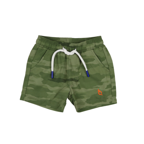 Classic Camo Green Swim Trunk