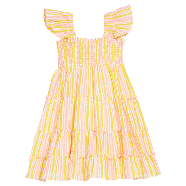 Twirl Dress - Buttercup Seersucker