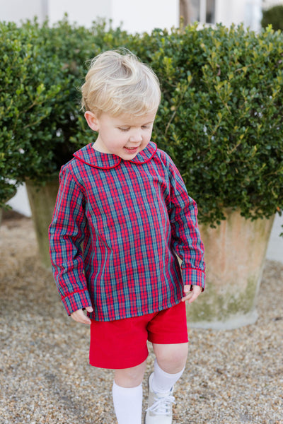 Ward Short Set - Red Plaid