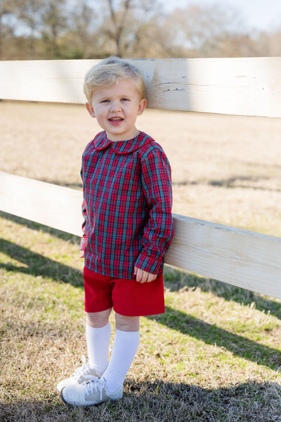Ward Short Set - Red Plaid