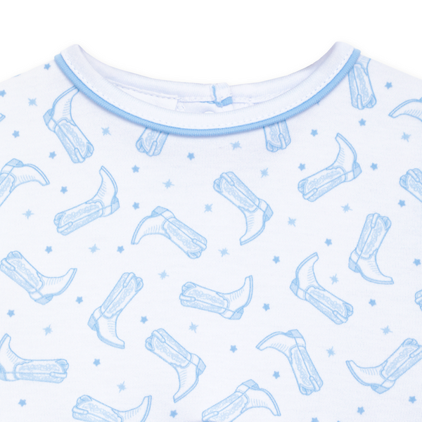 Darling Cowboy Boots Print Bubble