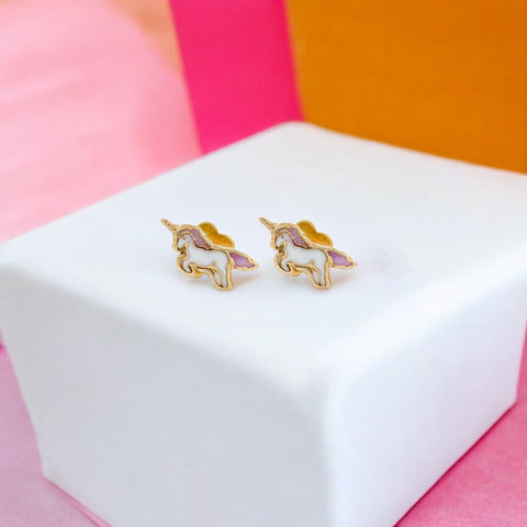 Unicorns Tiny Stud Earrings