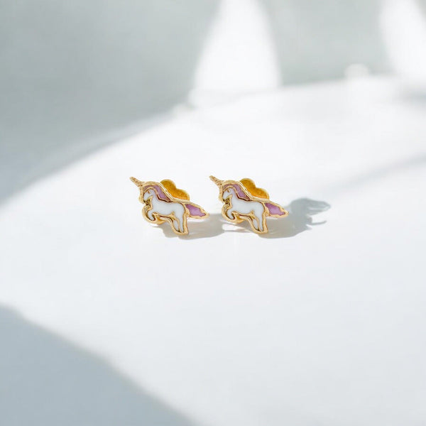 Unicorns Tiny Stud Earrings