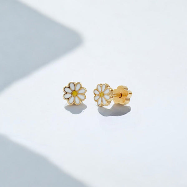 Daisies Tiny Stud Earrings