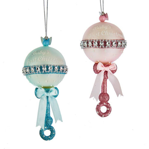 Baby Rattle Ornament