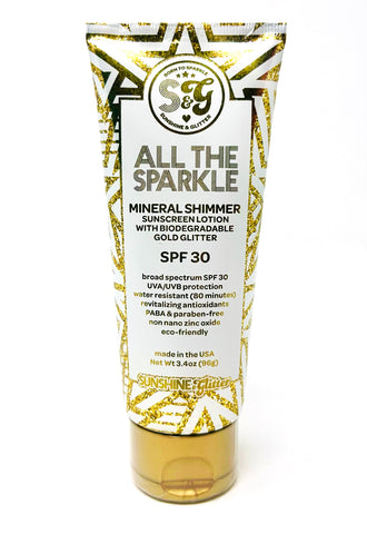 All the Sparkle Mineral Shimmer Sunscreen