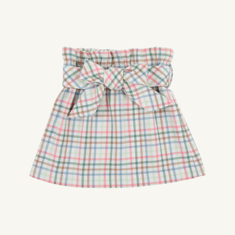 Beasley Bow Skirt - Manalapan Plaid
