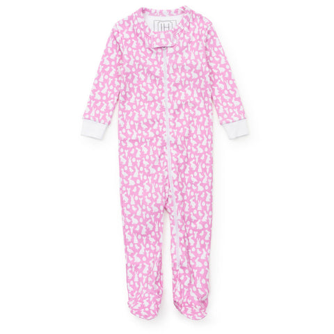 Parker Zipper Pajama - Easter Time Pink