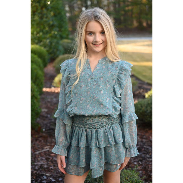 Campbell Dress - Whimsy Teal