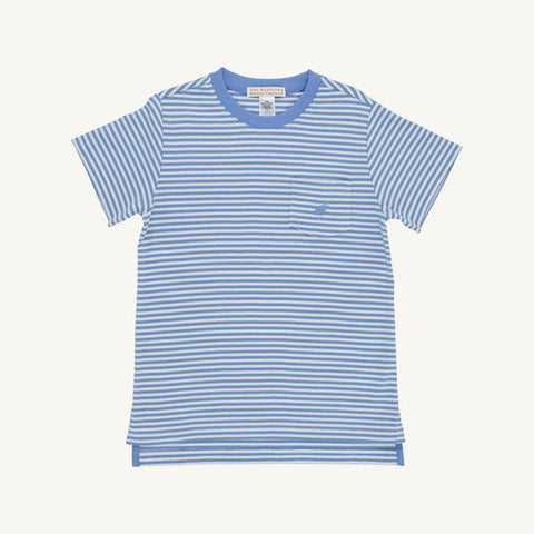 Carter Crewneck - Sunrise Blvd Blue Stripe