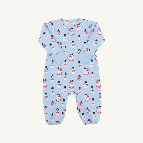 Cassidy Comfy Crewneck Romper - Frosty Friends