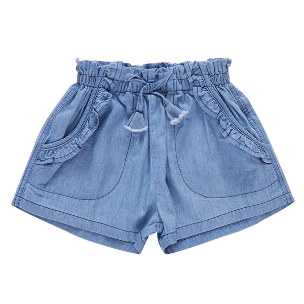 Theodore Short - Medium Wash Chambray