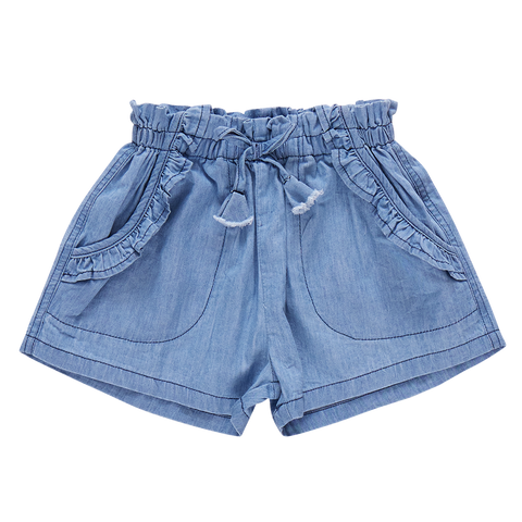 Theodore Short - Medium Wash Chambray