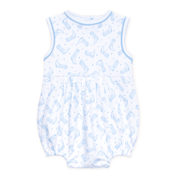 Darling Cowboy Boots Print Bubble