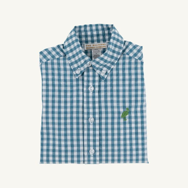 Dean's List Dress Shirt - Barnsley Blue Gingham