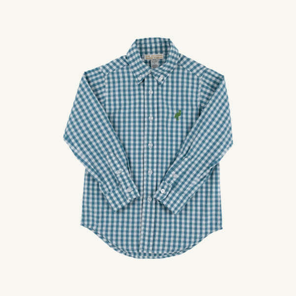 Dean's List Dress Shirt - Barnsley Blue Gingham