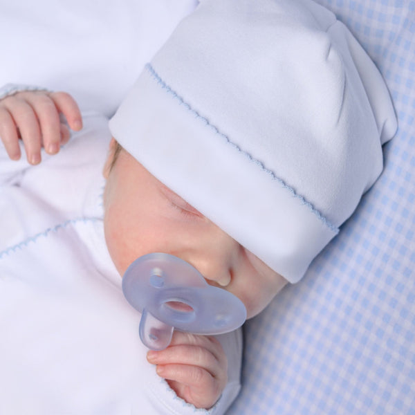 Essentials White Hat w/ Colored Trims