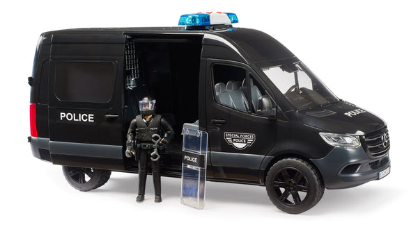 Mercedes-Benz Sprinter Police Special Forces with Police Figure