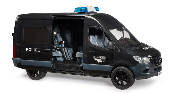 Mercedes-Benz Sprinter Police Special Forces with Police Figure