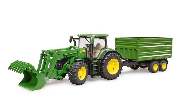 John Deere 7R 350 w/ Front Loader and Tipping Trailer