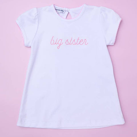 Embroidered Big Sister SS Shirt