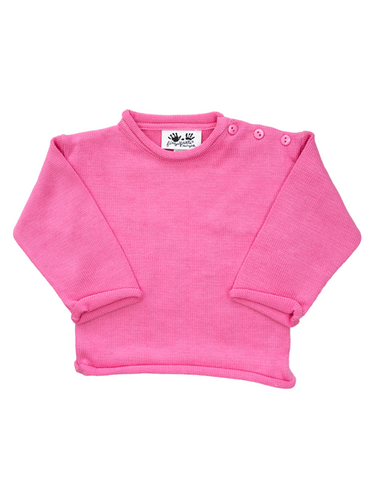 Fuscia Rollneck Sweater