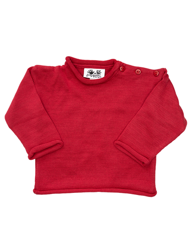 Red Rollneck Sweater