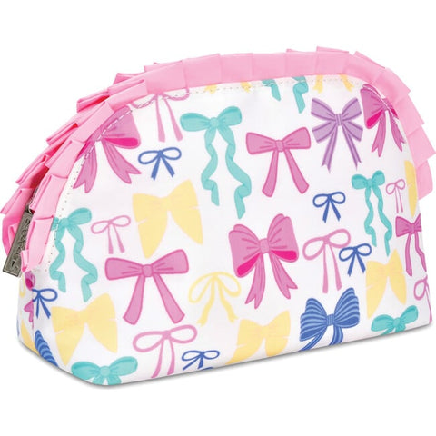 Pretty Bows Oval Cosmetic Bag