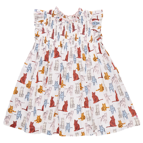 Stevie Dress - Tabby Cats