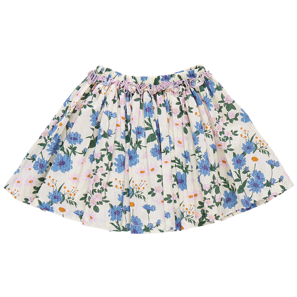 Gianna Skirt - Melon Daisy Floral